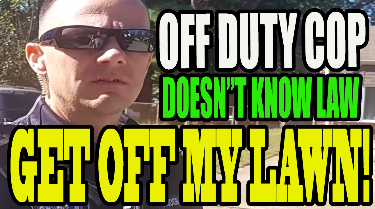 "MASTER" Cop doesn't understand basic RIGHT OF WAY LAWS uses patrol car as his OWN PERSONAL UBER